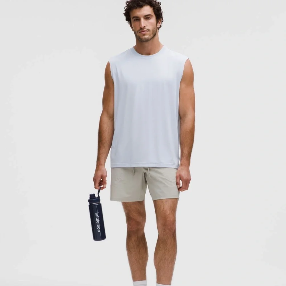 Lululemon Athletica Back to life Sport Water Bottle Club Blue Starch Blue 24oz - Picture 3 of 7
